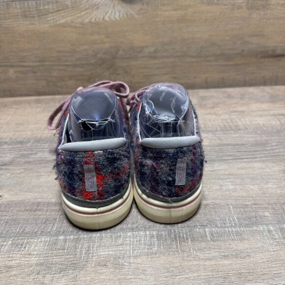 Keen Elsa Plaid Houndstooth Wool Sneaker Women's Size 10 - Picture 3 of 6